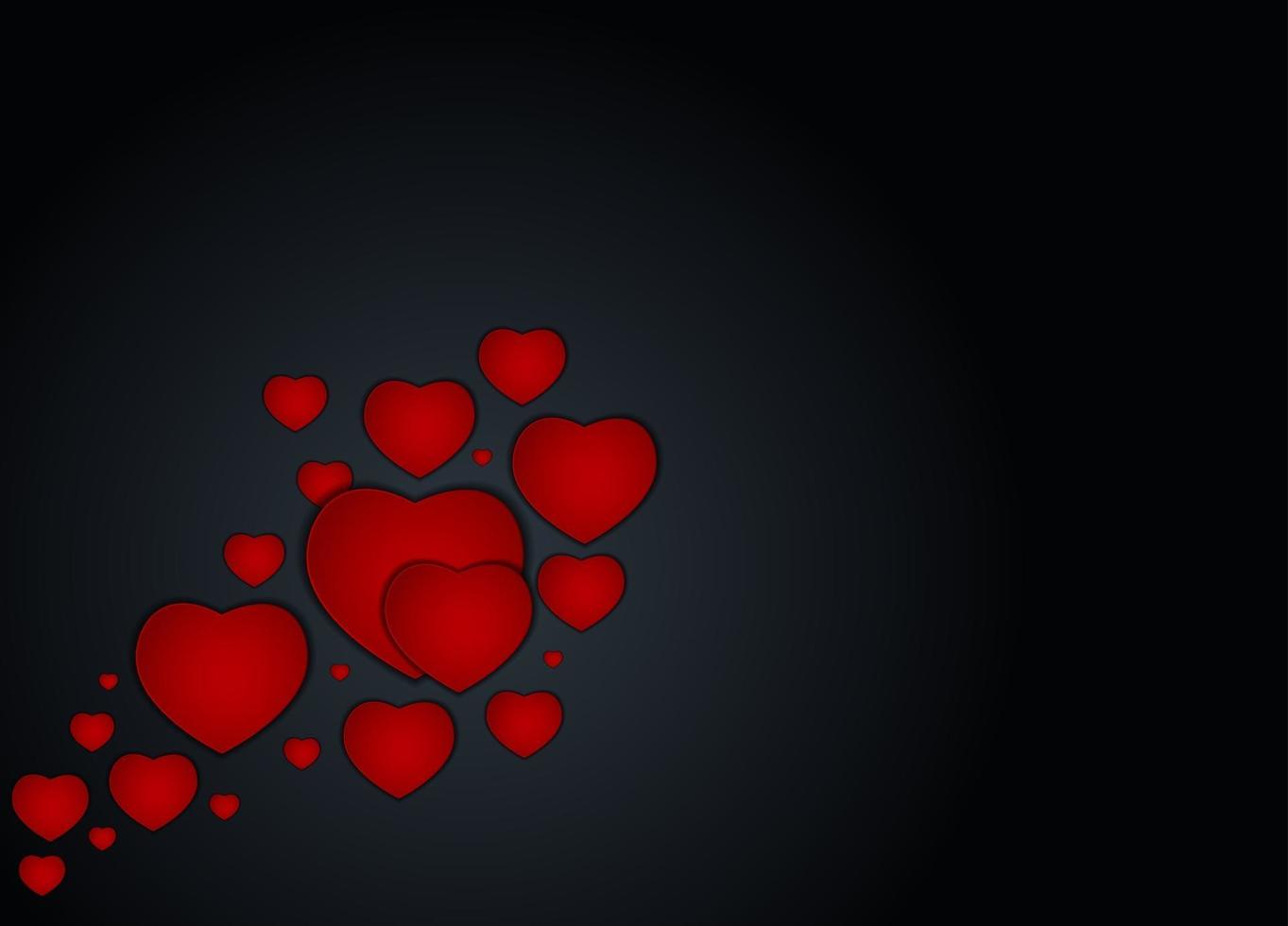 alla hjärtans dag kärlek och känslor bakgrundsdesign. vektor