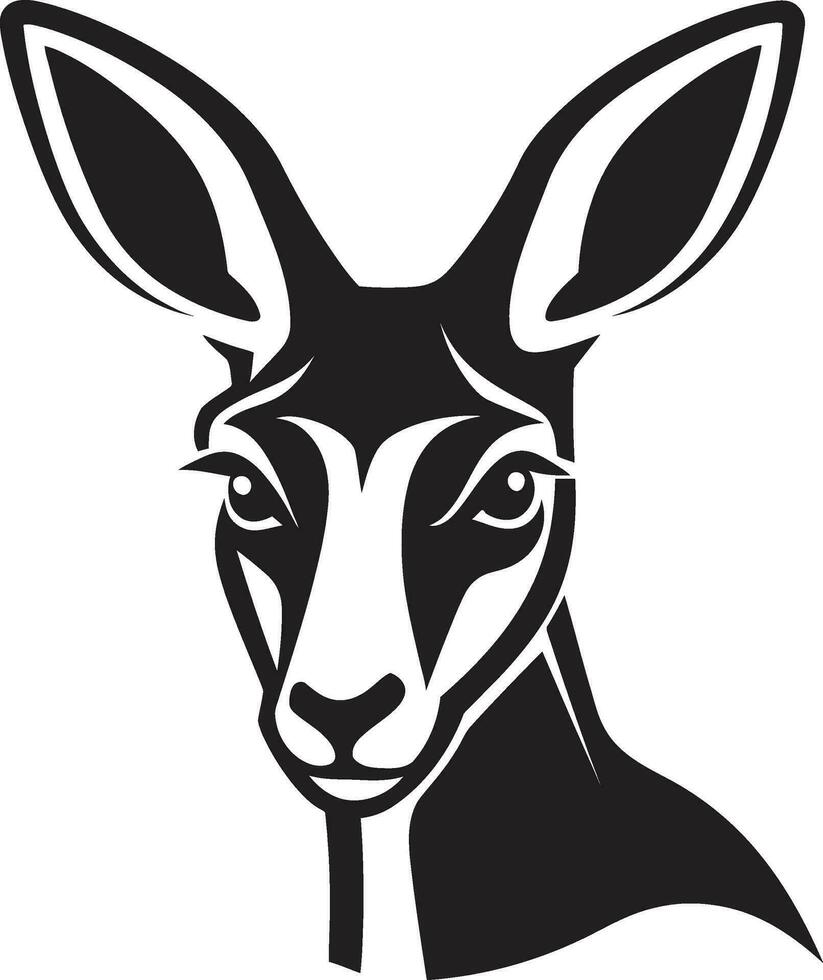 Känguru Boxen Showdown Känguru im Bewegung Safari vektor