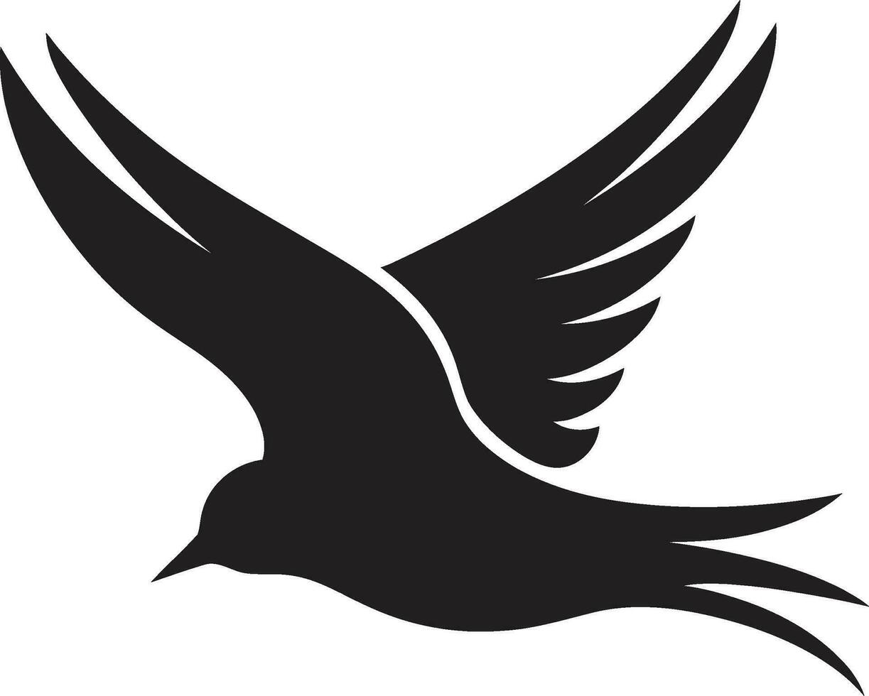 fågel Fenix dominans emblem peregrine i flyg vapen vektor