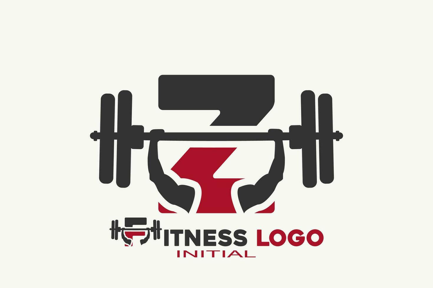 Initialen Brief z mit Fitness kreativ geometrisch modern Logo Design. vektor