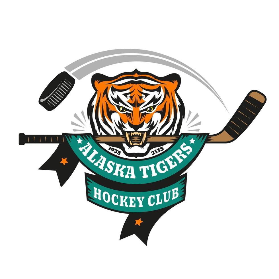 tiger sport maskot vektor