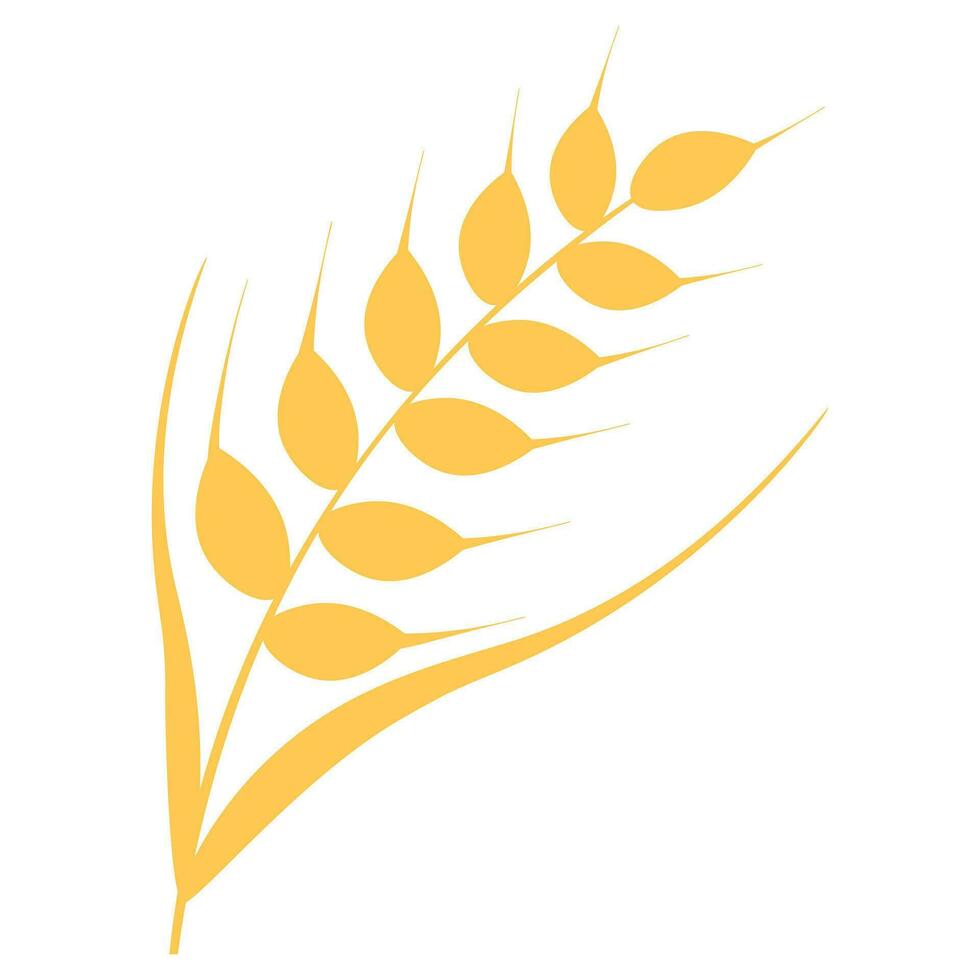 Landwirtschaft Weizen Vektor Illustration Design Vorlage. Elemente von Weizen Getreide, Weizen Ohren, Samen oder Roggen, der Wohlstand Symbol
