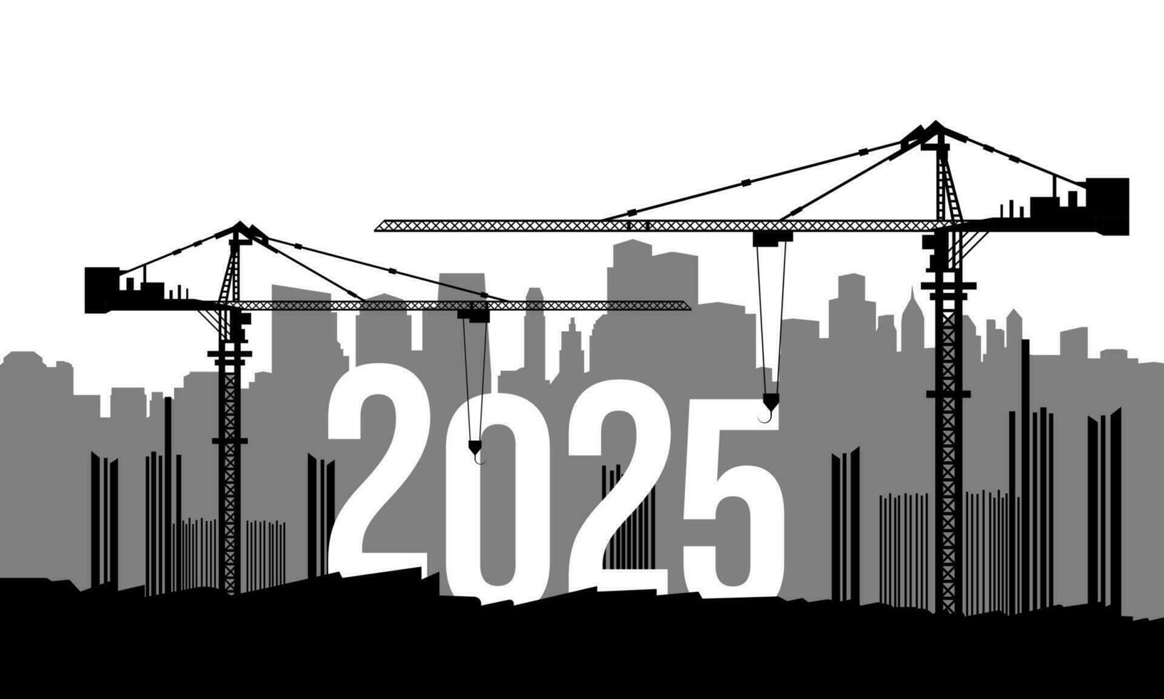 2025 ny år bakgrund design. vektor