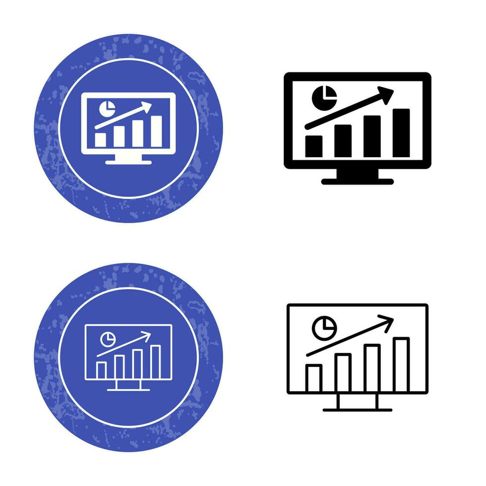 Statistik-Vektorsymbol vektor