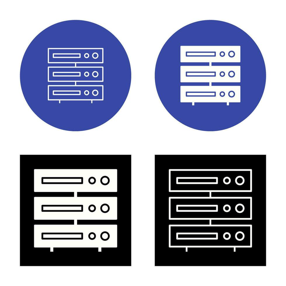 einzigartiges Server-Vektorsymbol vektor