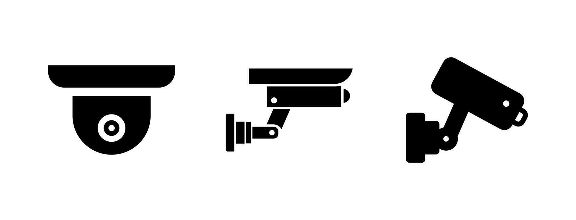 cctv Kamera Symbol. Glyphe Stil cctv Kamera füllen Symbol Vektor Illustration