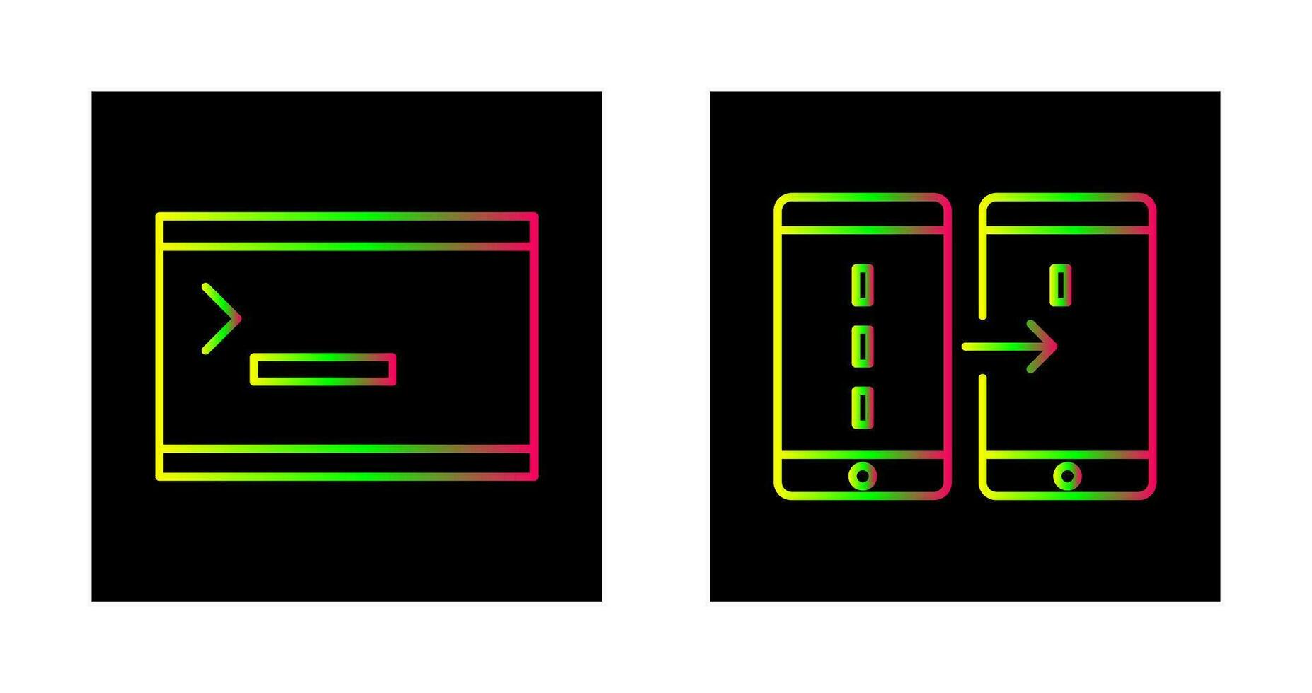 Konsole und Daten Transfer Symbol vektor