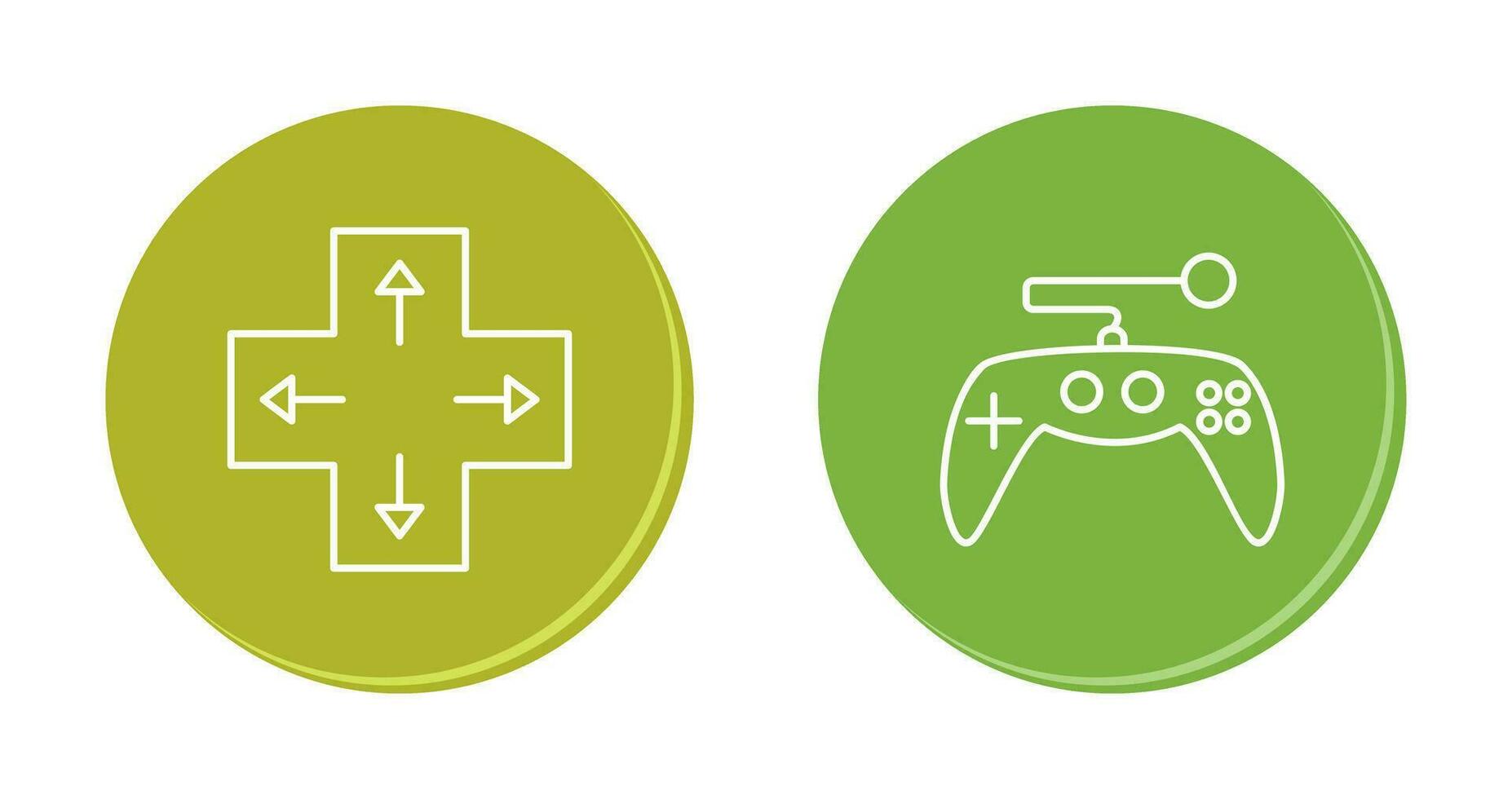 Richtung Schlüssel und Spielen Steuerung Symbol vektor