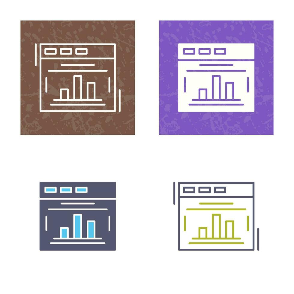 Statistik-Vektorsymbol vektor