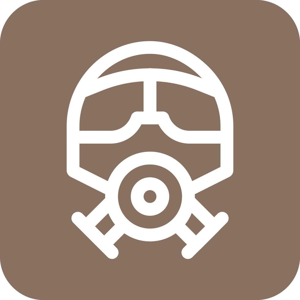 Feuerwehrmann Maske Vektor Symbol
