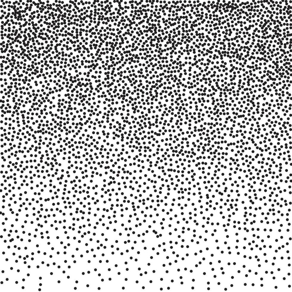 en svart och vit lutning textur bild av prickar eller konfetti vektor