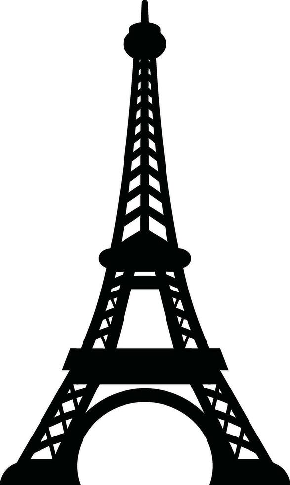 Eiffel Turm Eleganz anmutig Vektor Abbildungen von das ikonisch Wahrzeichen