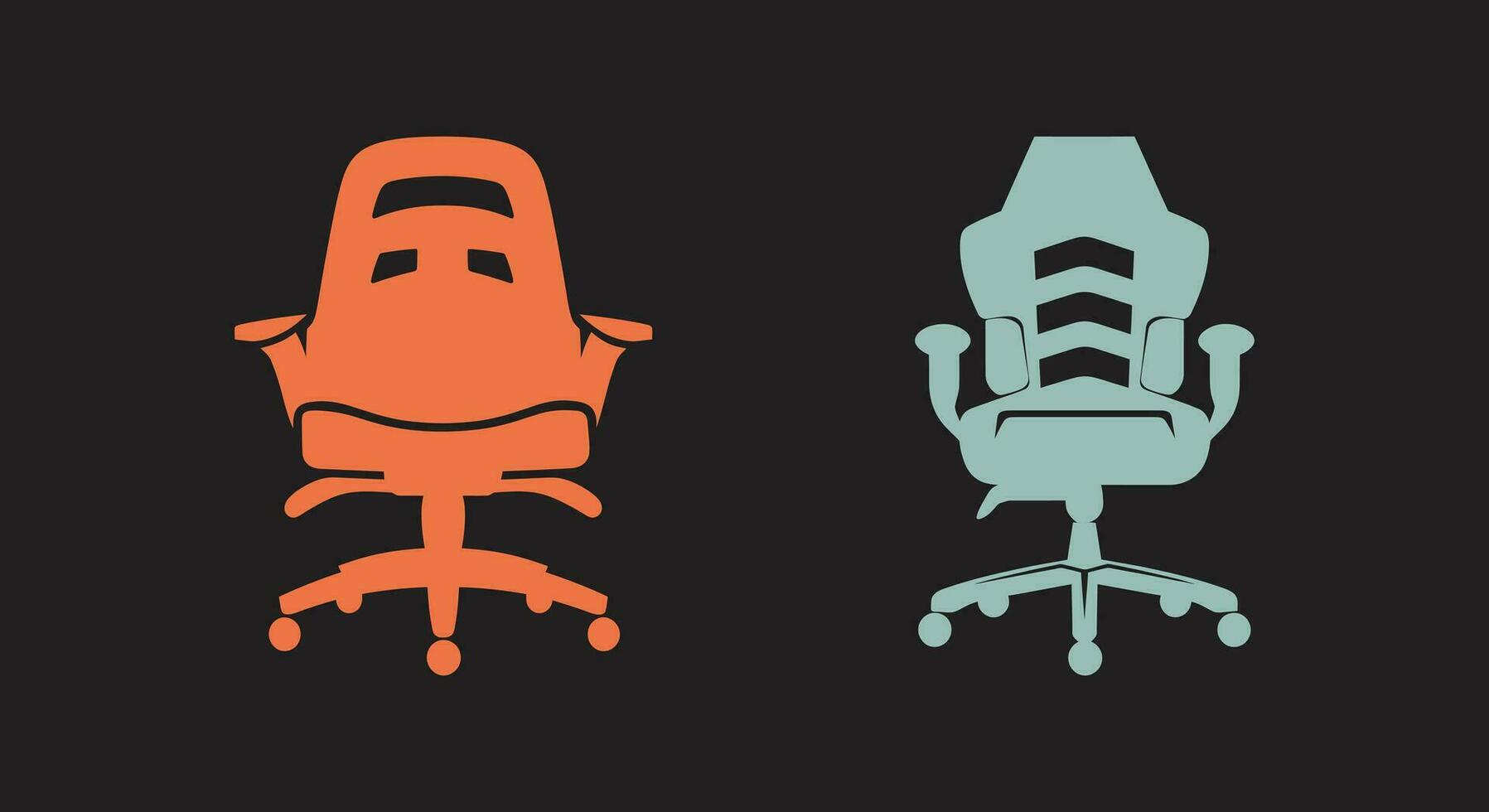 gaming tron lyxig gaming stol illustrationer i vektor formatera