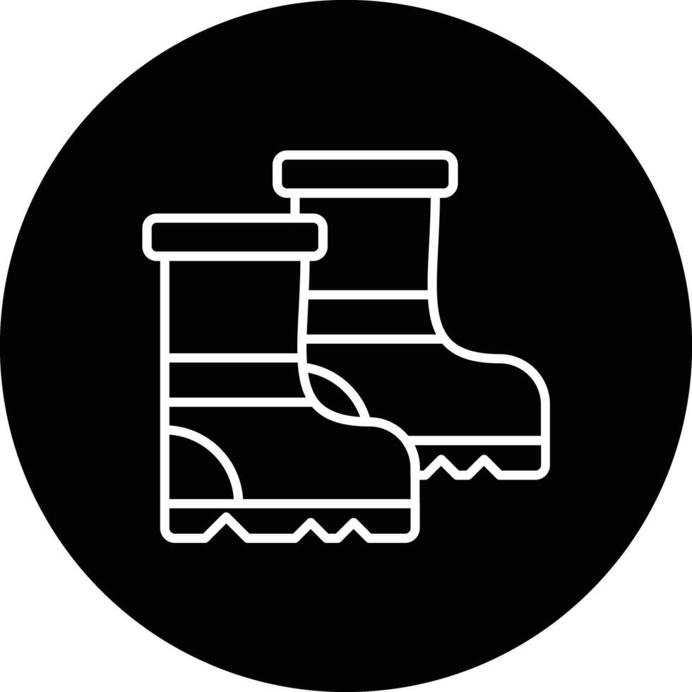 Gummi Stiefel Vektor Symbol