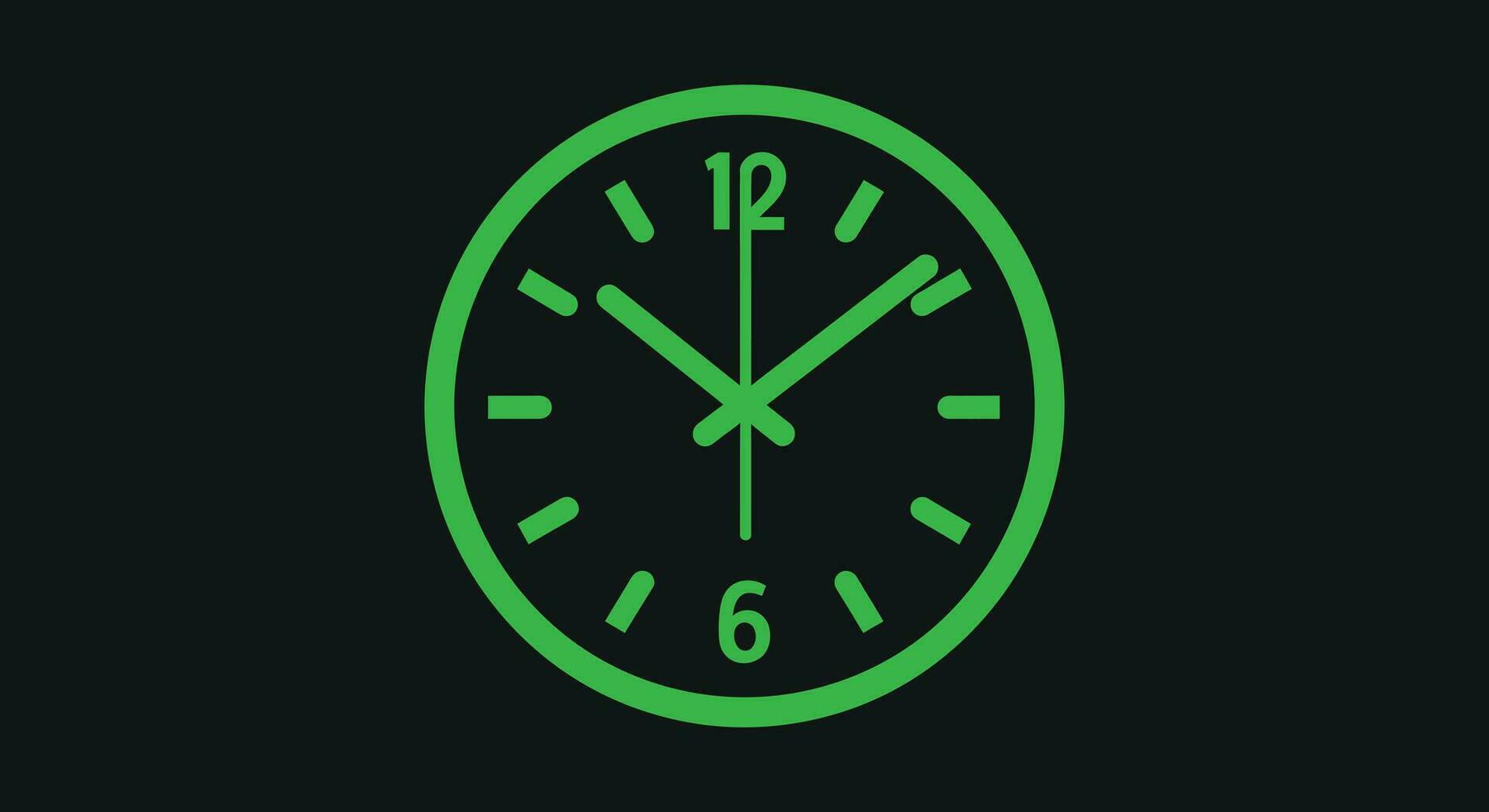 Uhr Silhouetten minimalistisch Vektor Grafik zum zeitgenössisch Kunstwerk