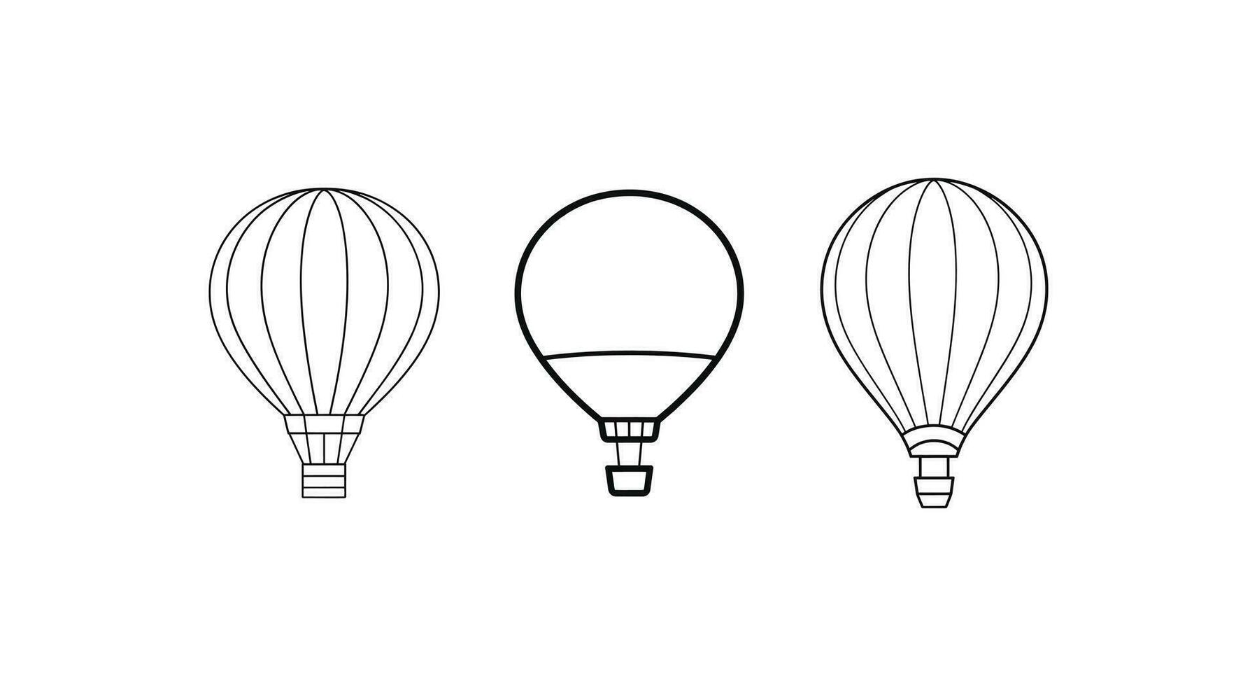 entdecken das Schönheit von heiß Luft Luftballons mit diese atemberaubend Vektor Sammlung.