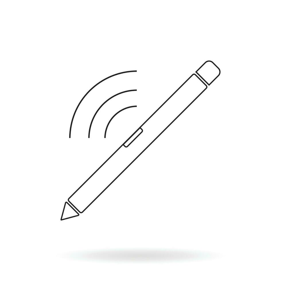 Digital Stift Vektor Illustration zum Technologie.