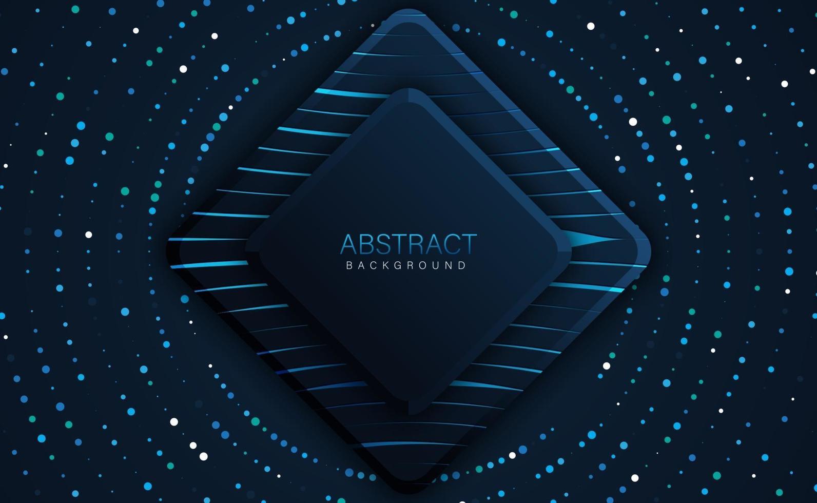 abstrakte glänzende dunkelblaue Form überlappende Hintergrundtechnologie vektor