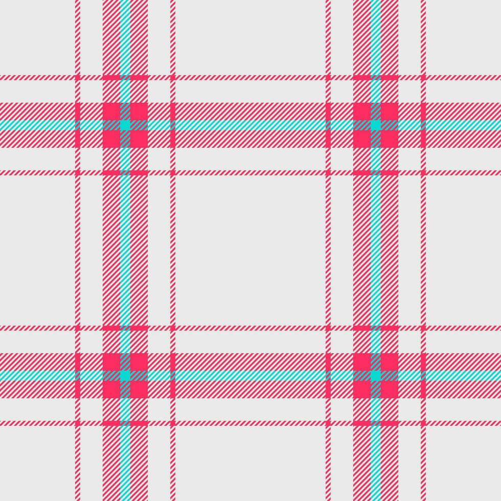 nahtlos Textur Textil- von Muster Stoff prüfen mit ein Plaid Tartan Vektor Hintergrund.