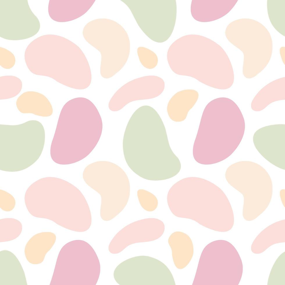 mönster av minimalistisk kamouflage prydnad ritad med pastellfärger vektor