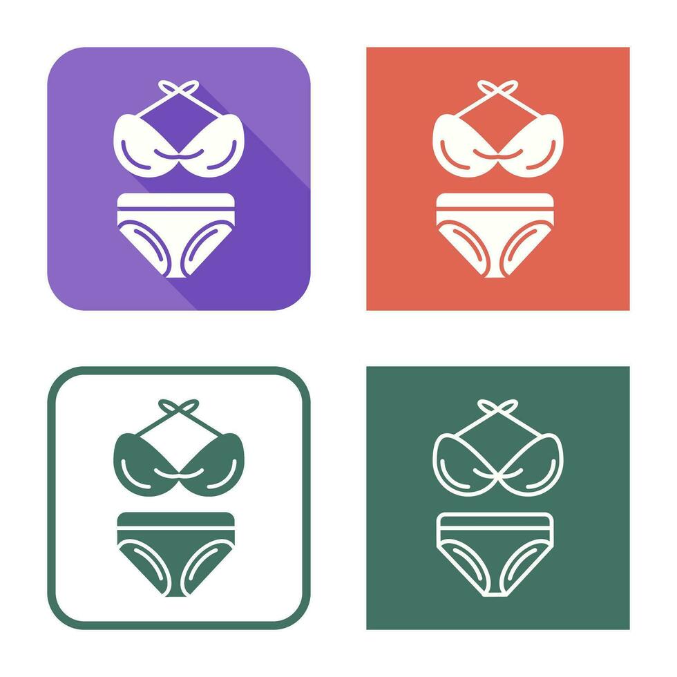 Bikini-Vektor-Symbol vektor