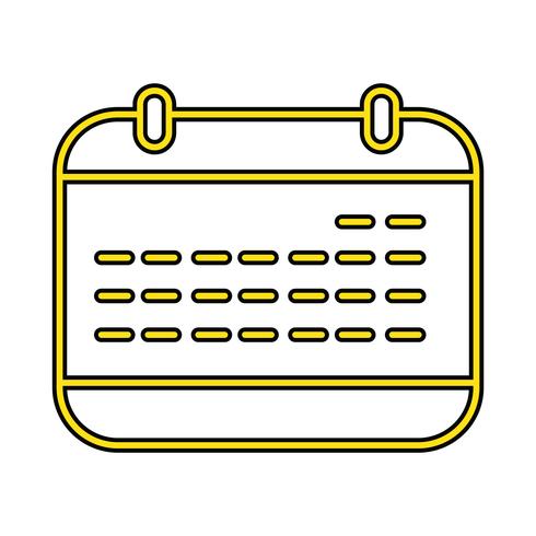 Kalender-perfekter Ikonen-Vektor oder Pigtogram-Illustration in gefüllter Art vektor