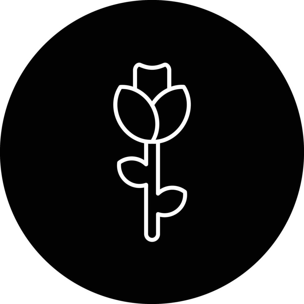 rosenbuske vektor ikon