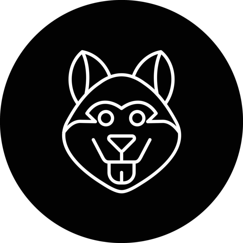 Arktis Hund Vektor Symbol