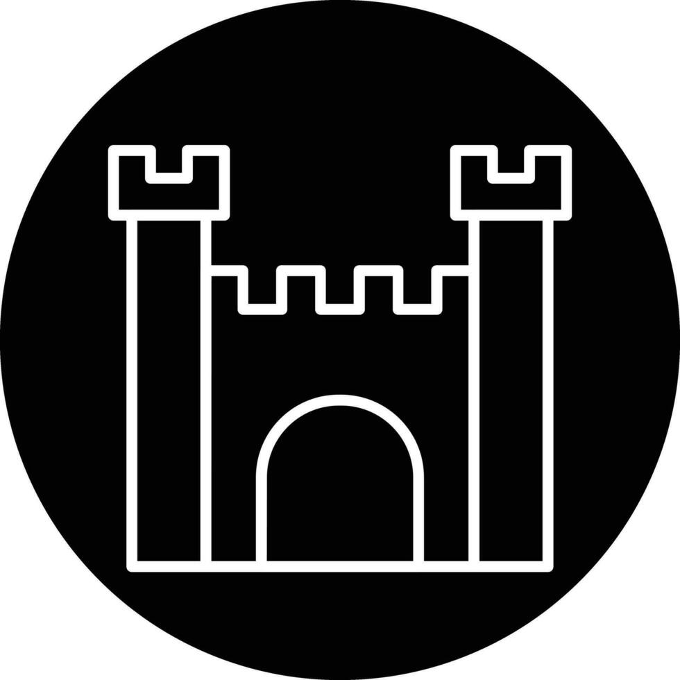 Wikinger Schloss Vektor Symbol