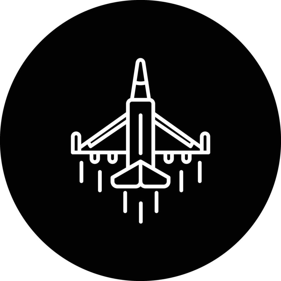 Kampf Flug Vektor Symbol