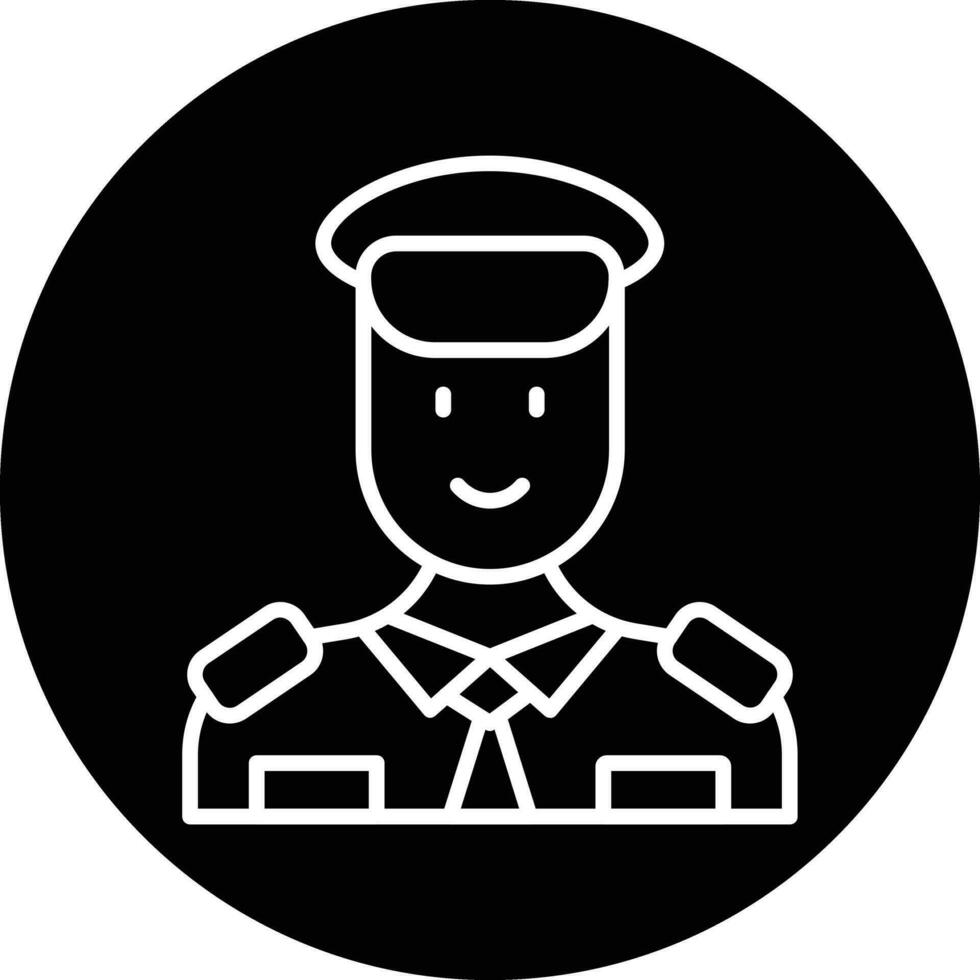 Polizist-Vektor-Symbol vektor