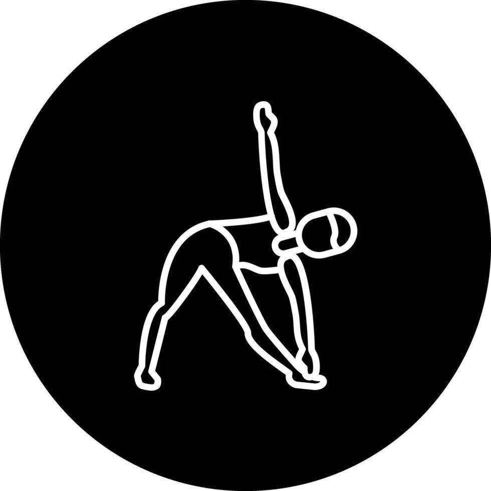 verlängert Pose Vektor Symbol