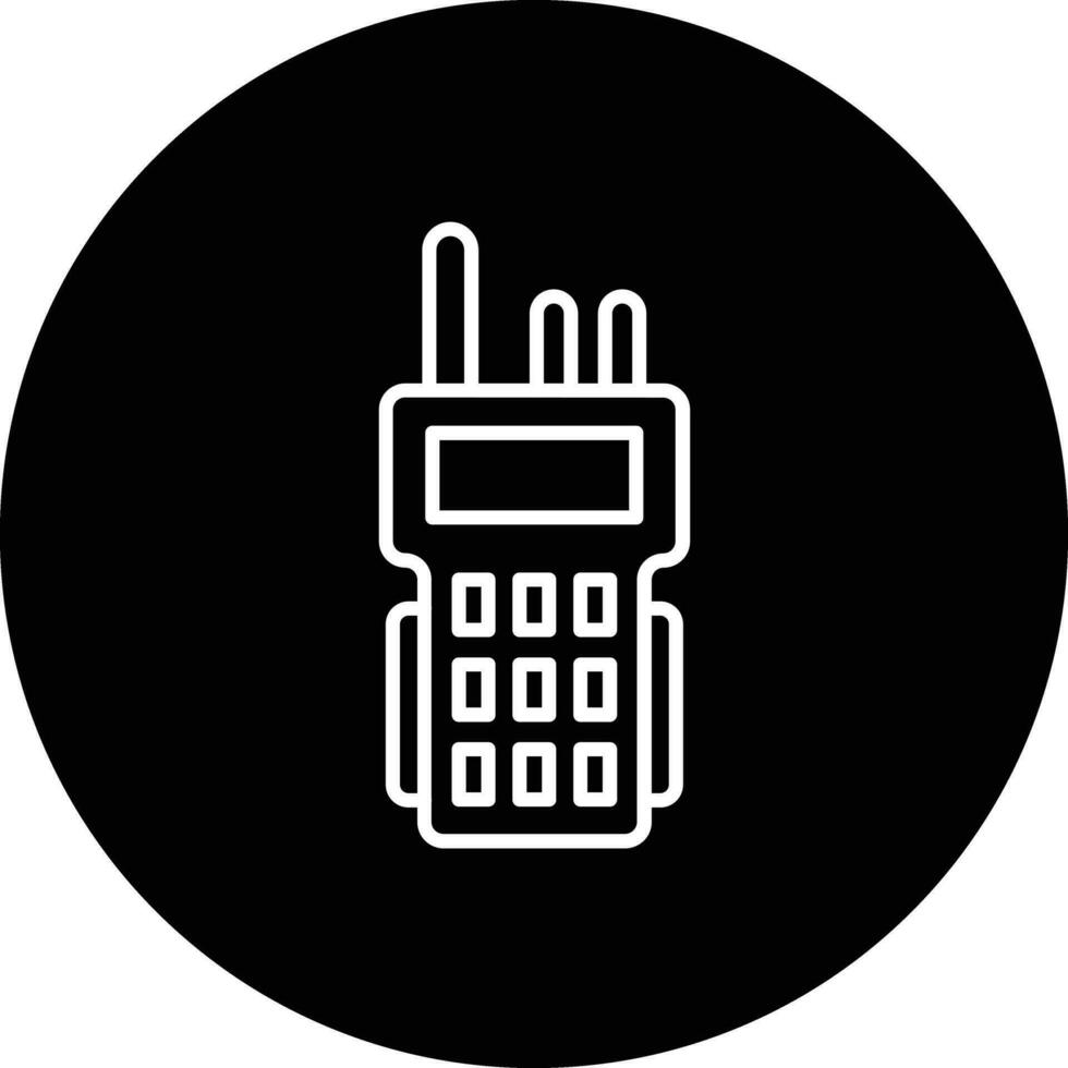 Walkie-Talkie-Vektorsymbol vektor