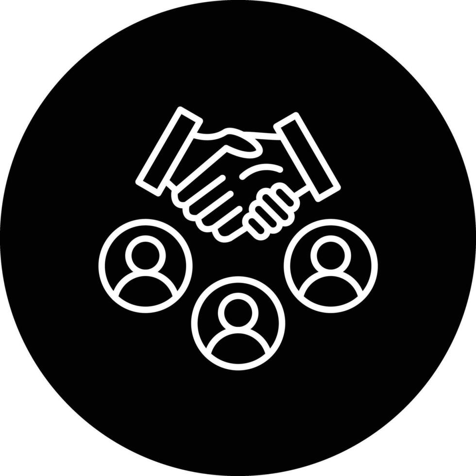 Partnerschaft Vektor Symbol