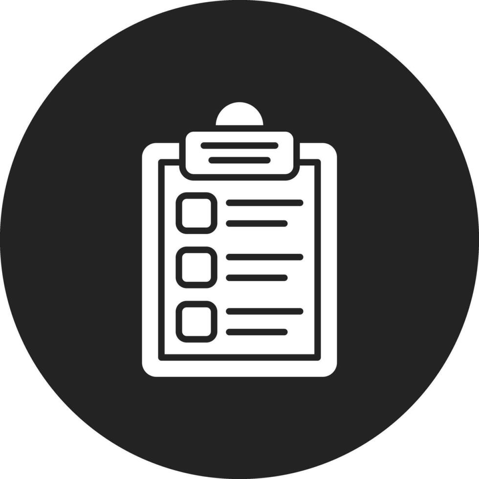 Checkliste Vektor Icon