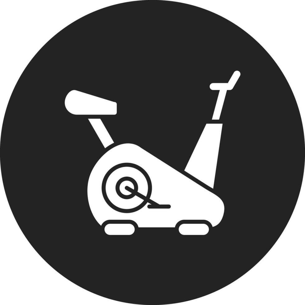 Übung Fahrrad Vektor Symbol