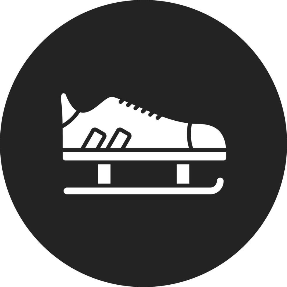 Eis Rollschuhe Vektor Symbol