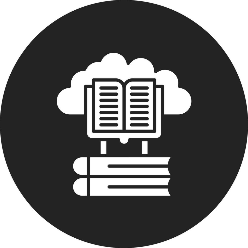 Cloud-Bibliotheksvektorsymbol vektor