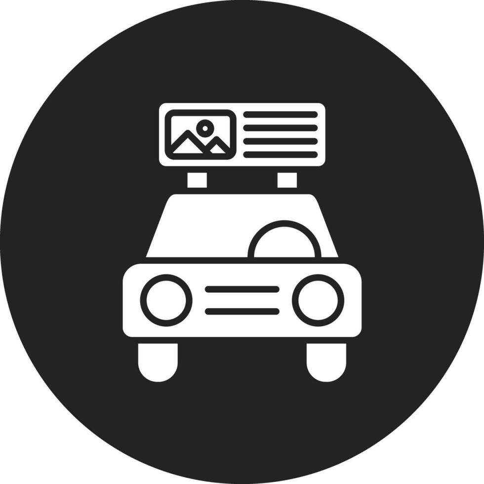 Taxi Anzeige Vektor Symbol