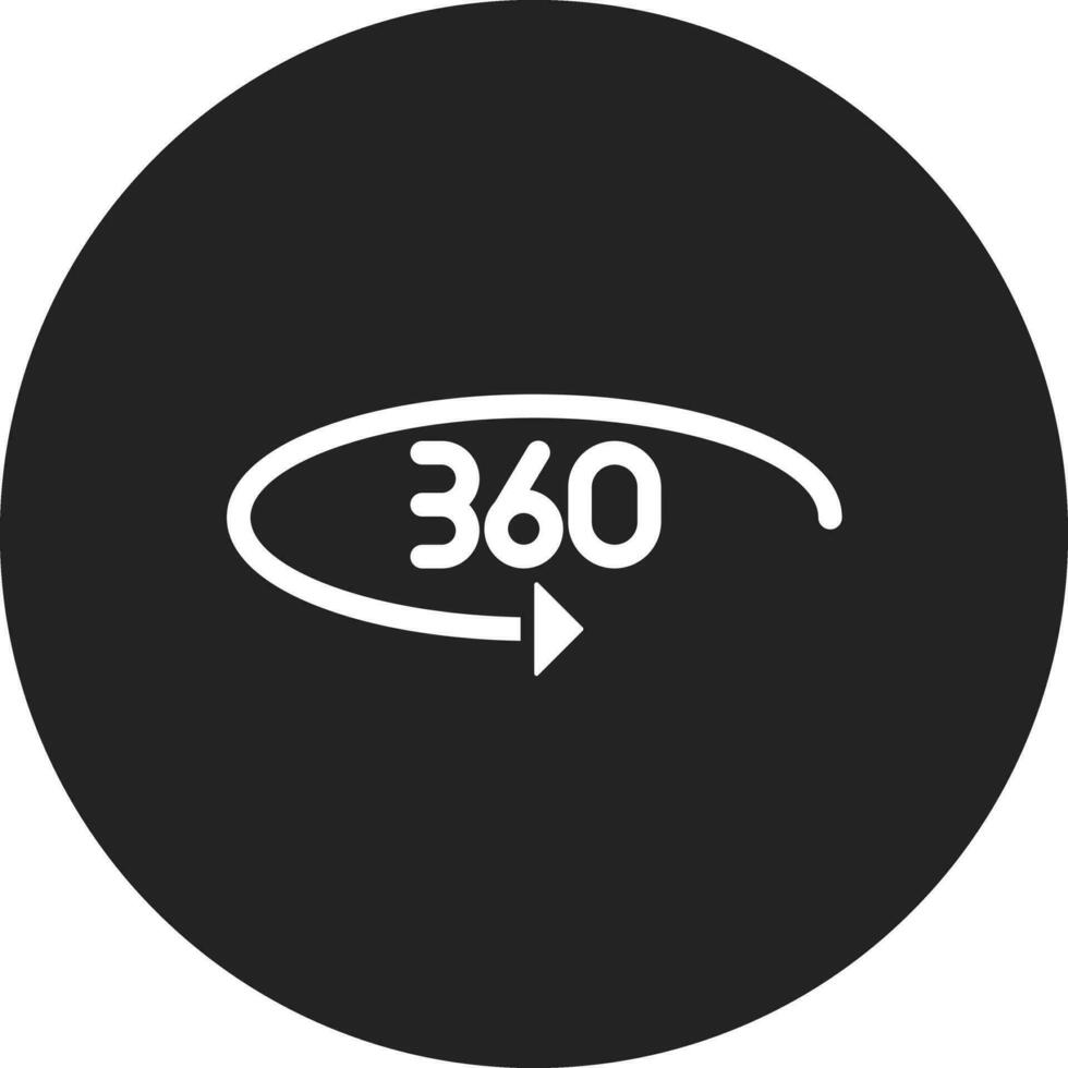 360 Grad Feedback Vektor Symbol