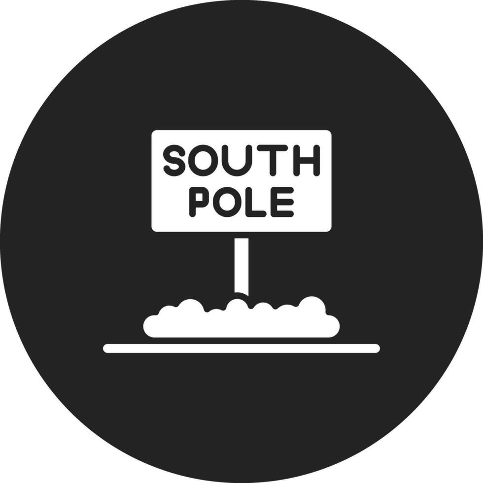 söder Pol vektor ikon