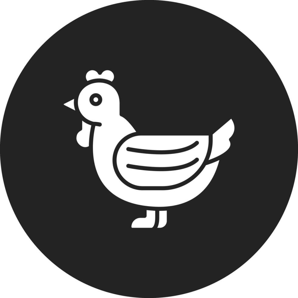 Huhn-Vektor-Symbol vektor