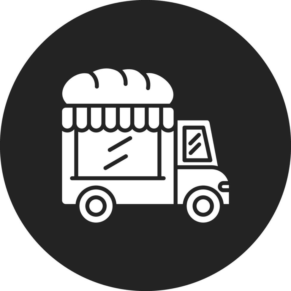 Bäckerei-LKW-Vektor-Symbol vektor