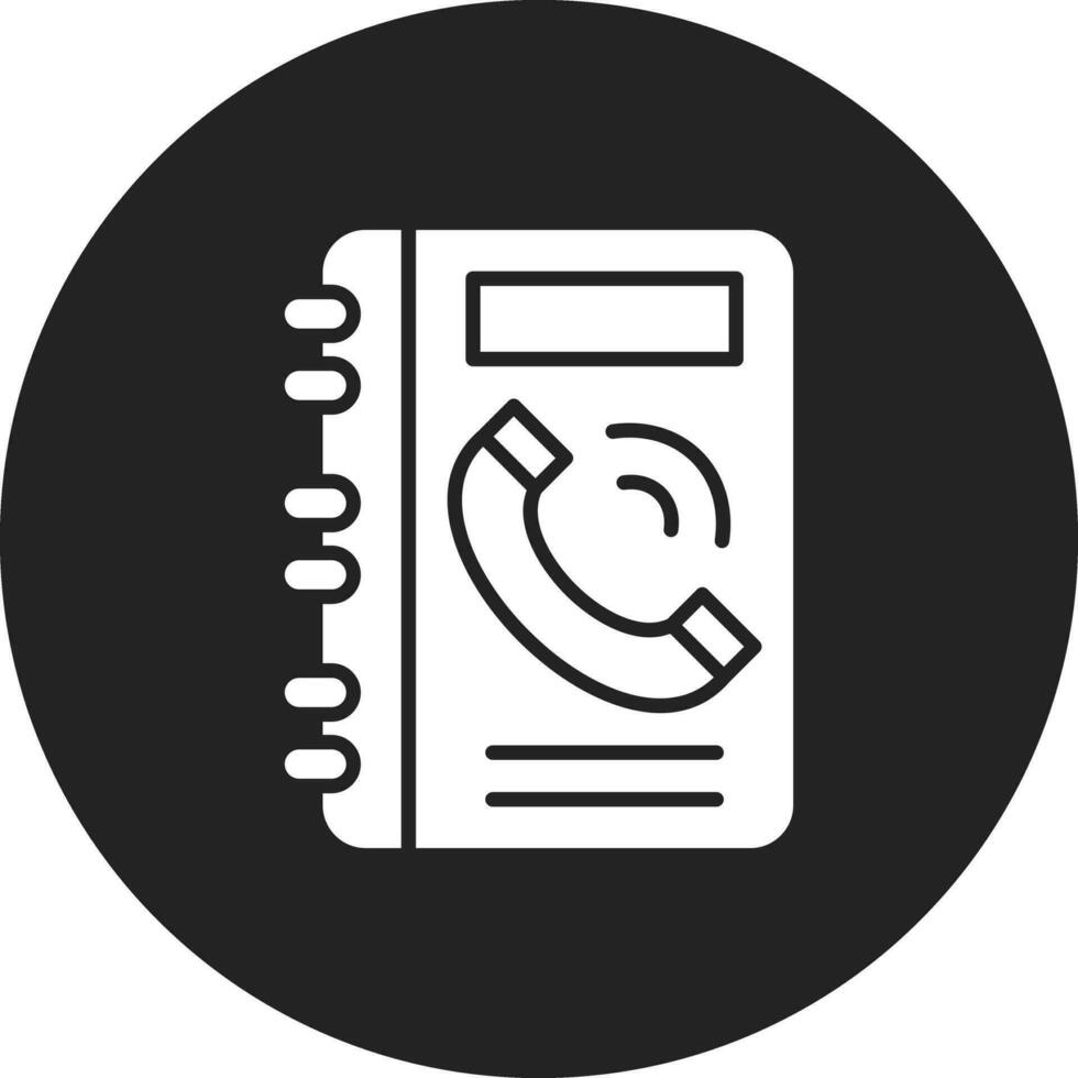 Telefonbuch Vektor Icon