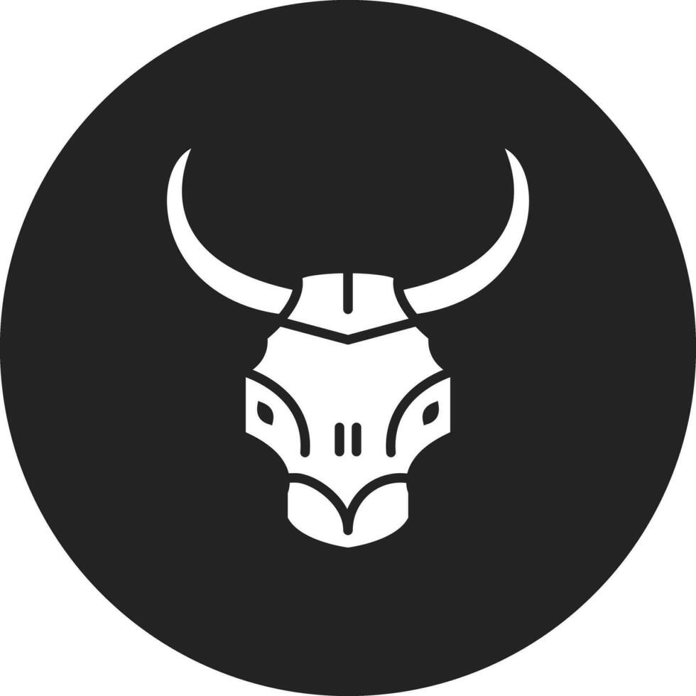 Stier Schädel Vektor Symbol