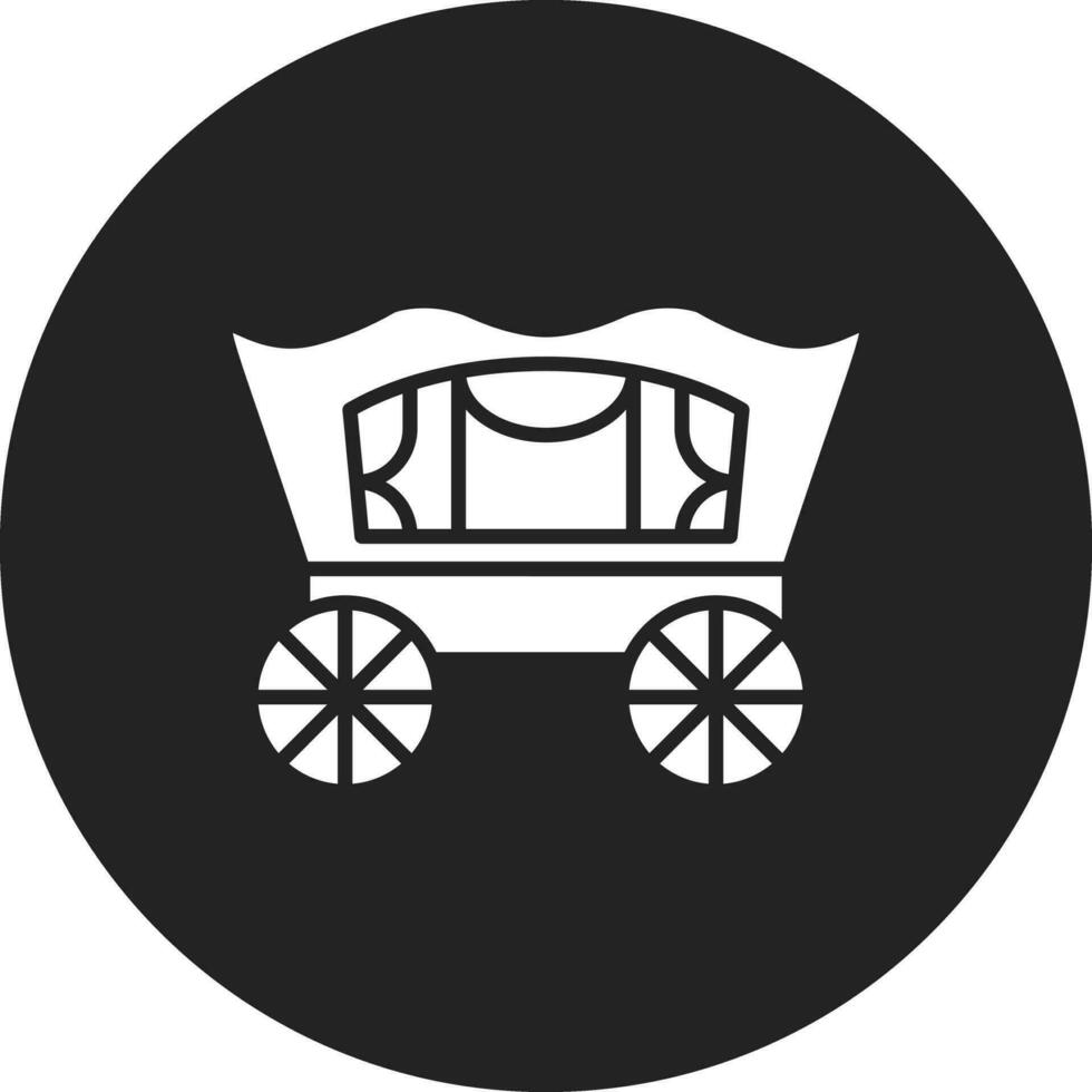 Wüste Wagen Vektor Symbol