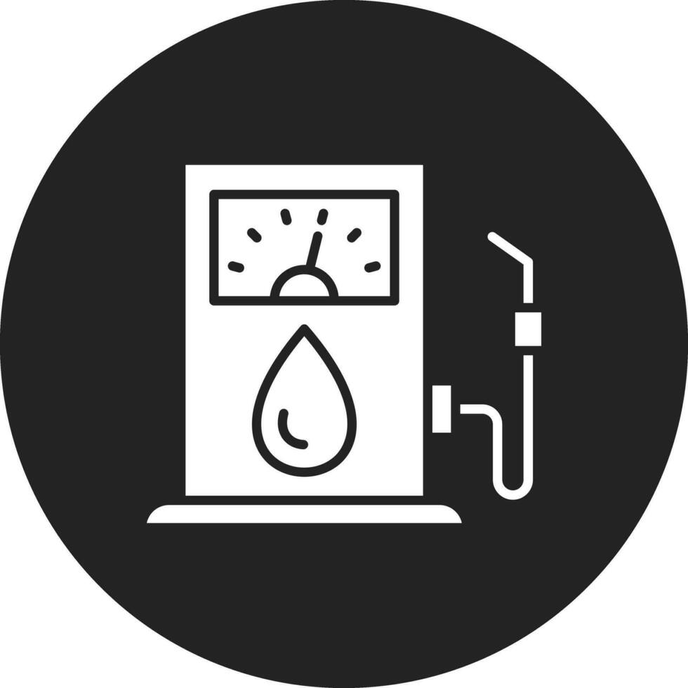 Gas Treibstoff Vektor Symbol