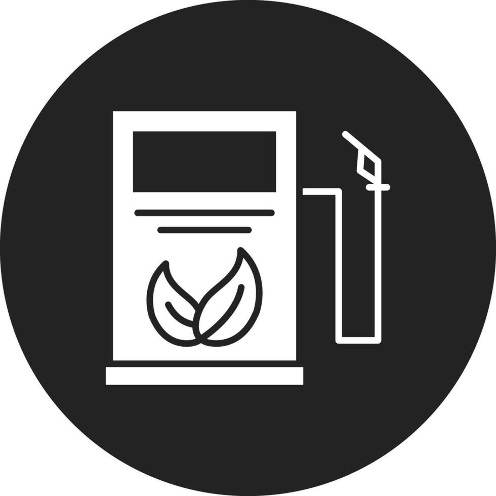biobränsle station vektor ikon