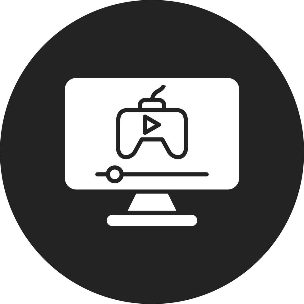 Spiel Streaming Vektor Symbol