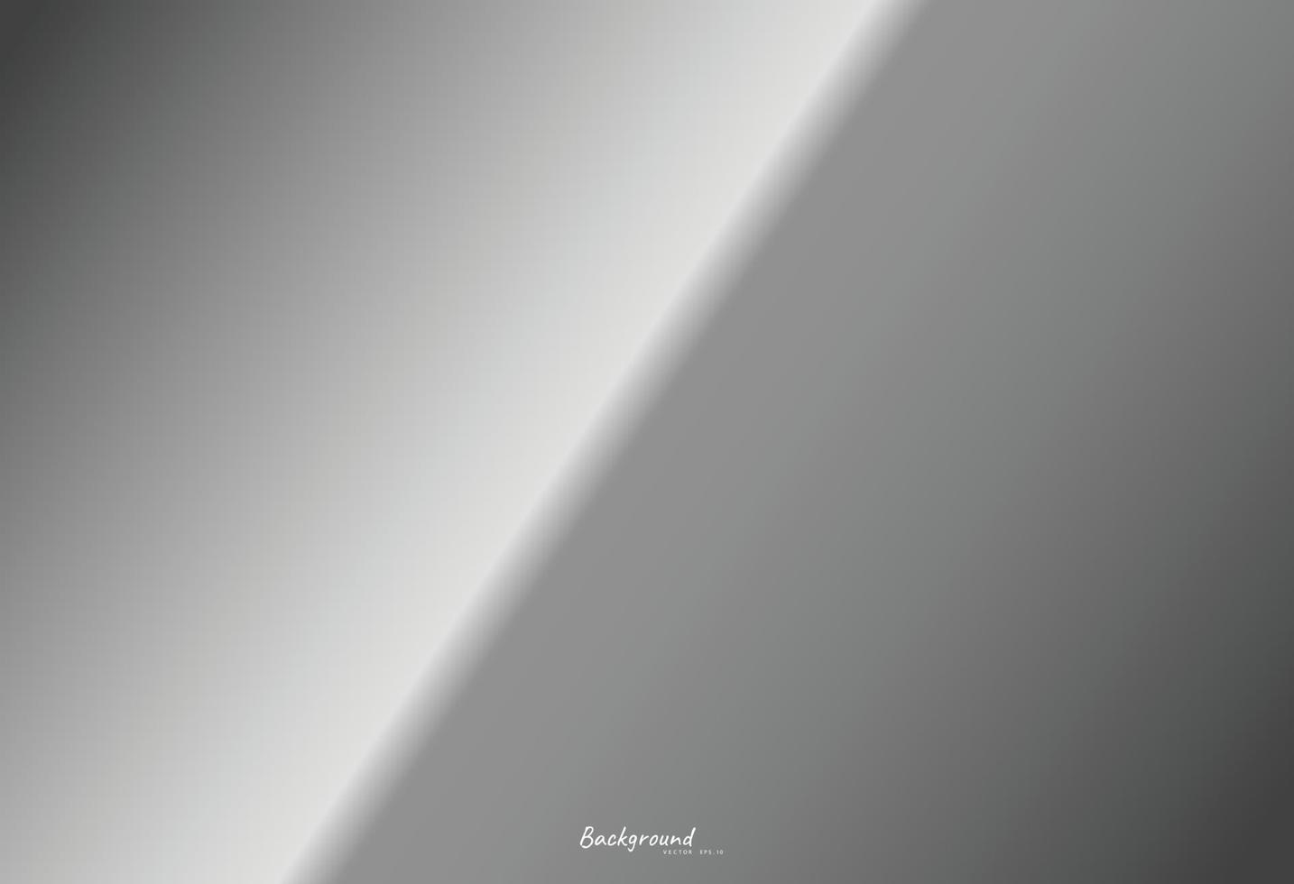 Farbverlauf grau abstrakten Hintergrund. verschwommene glatte graue Farbtapete vektor